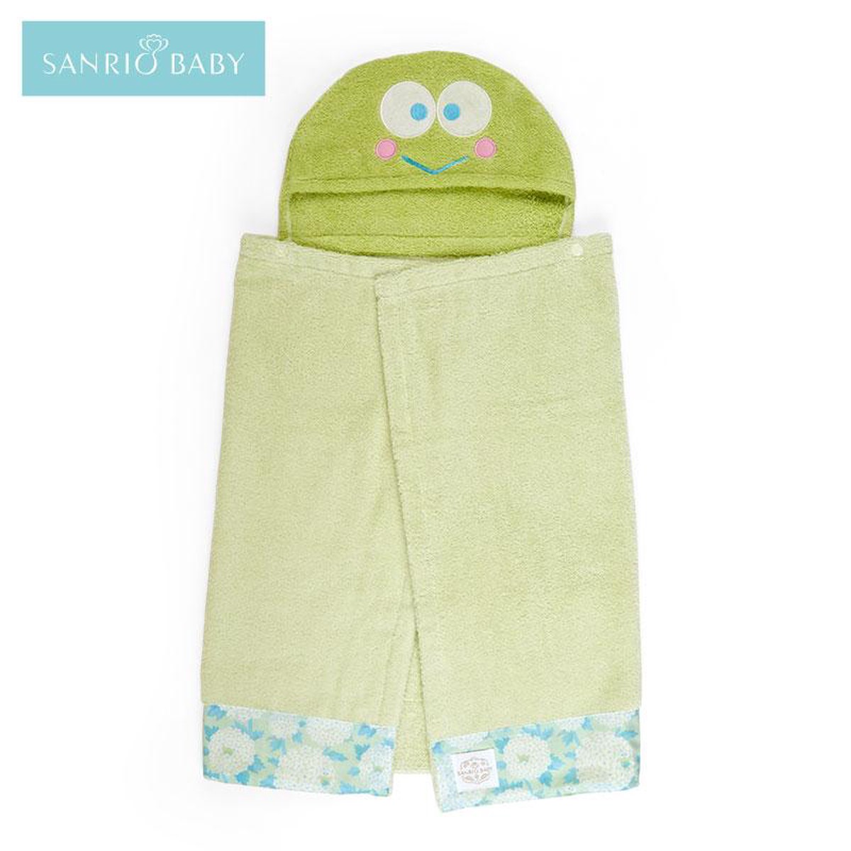 Kero Kero Keroppi Frog Baby Bath Towel Poncho Sanrio Japan