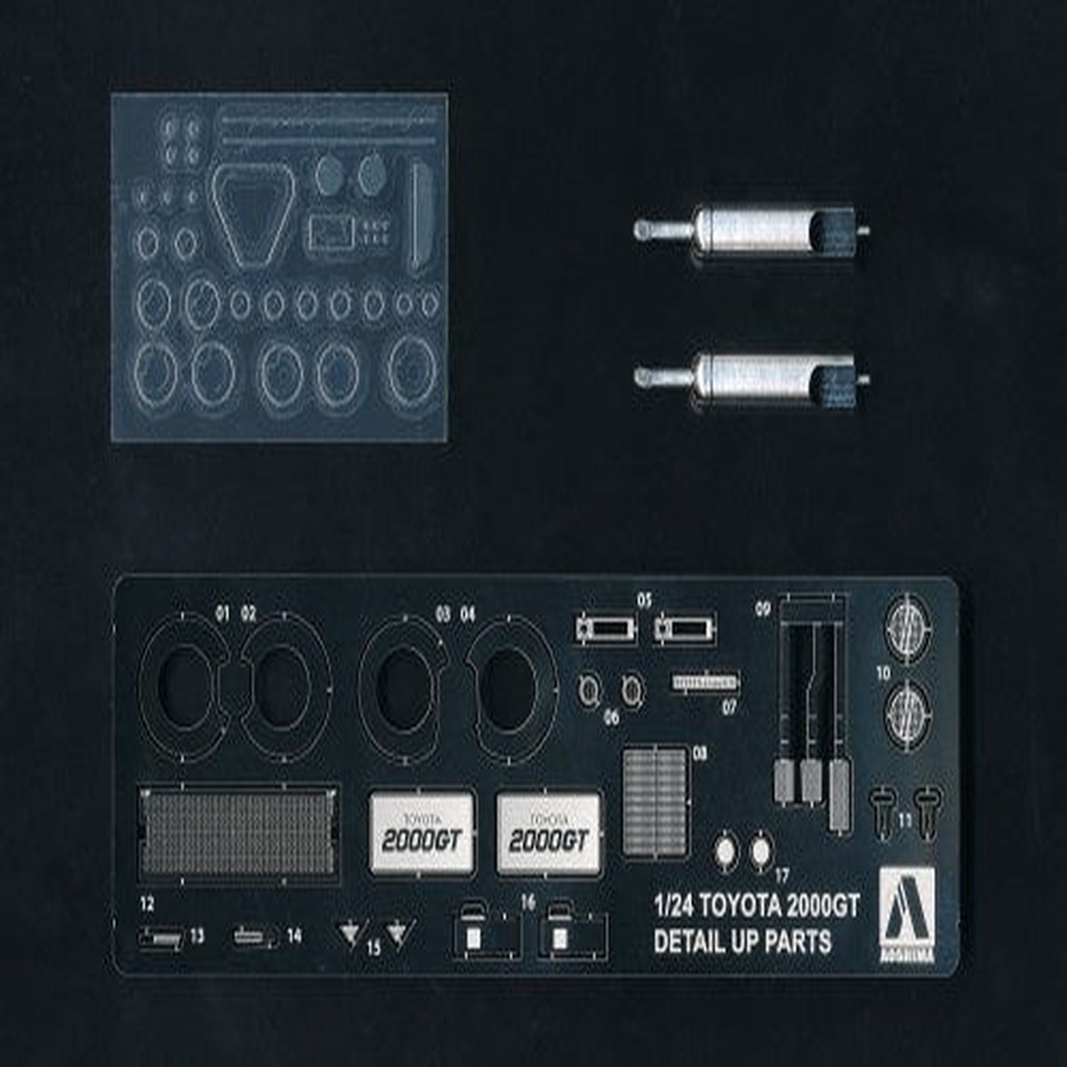 124 Toyota MF10 2000GT 69 Detail-up Parts (AOS05730)
