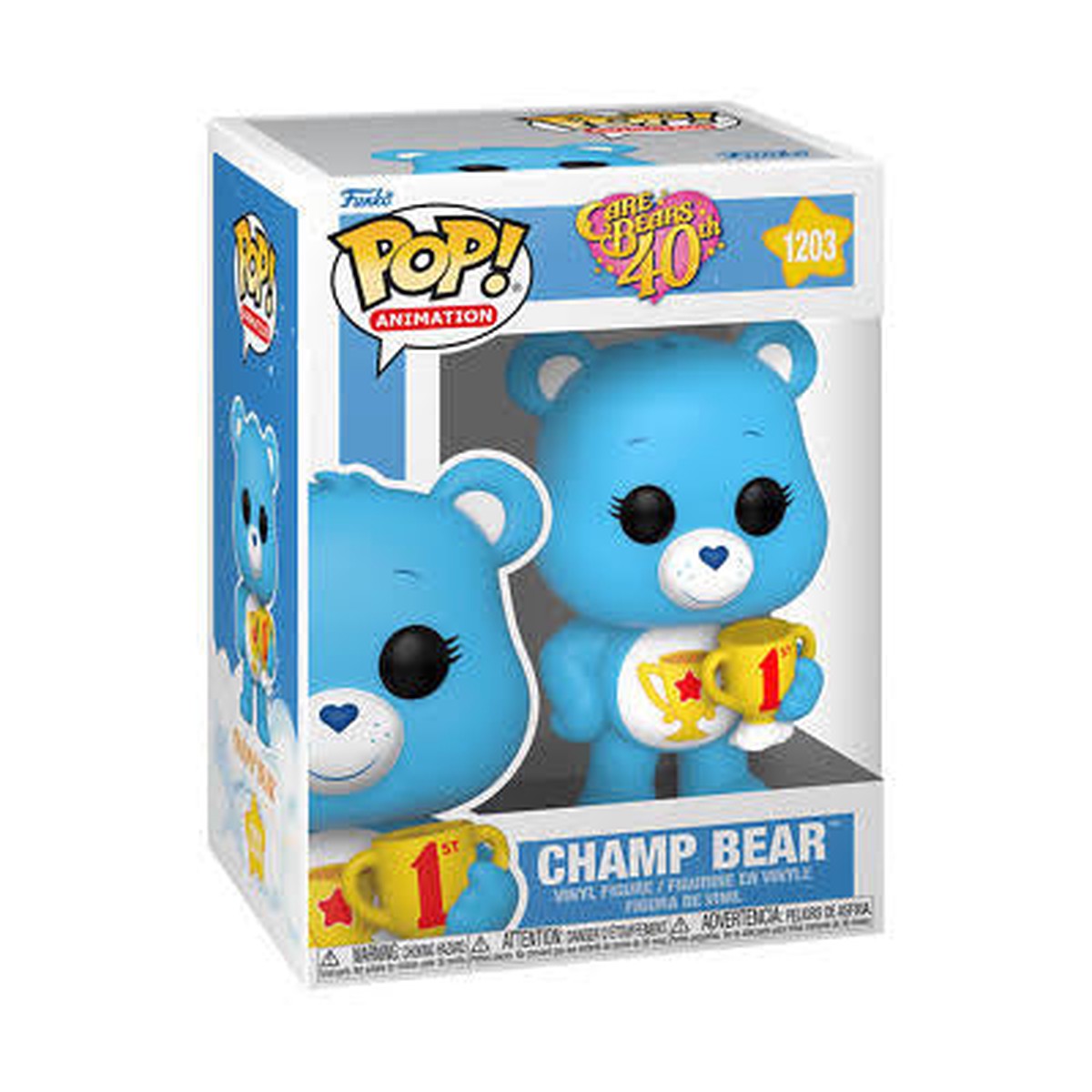 Funko POP Care Bears - Champ Bear 1203 (40th Anniversary)