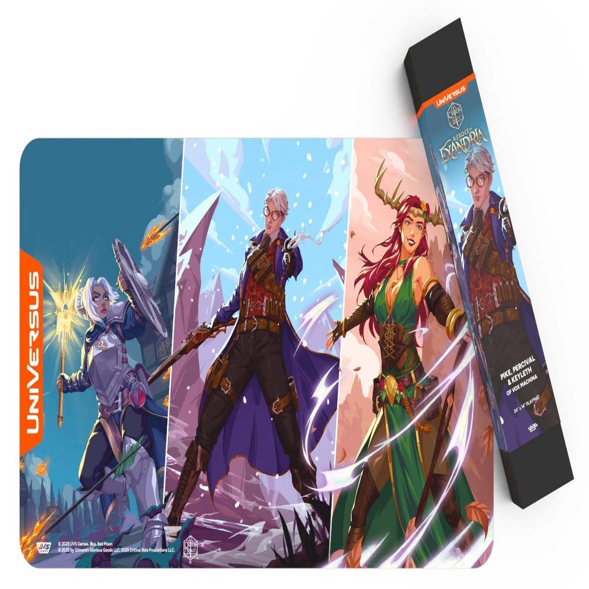 UniVersus TCG Critical Role - Heroes of Exandria - Playmat Pike Percival Keyleth