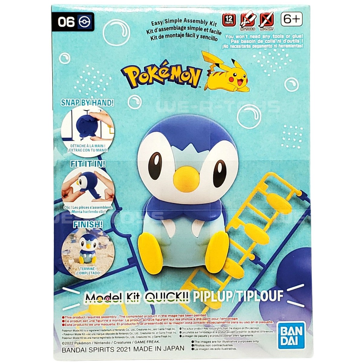 Pokemon Model Kit Quick 06 - Piplup