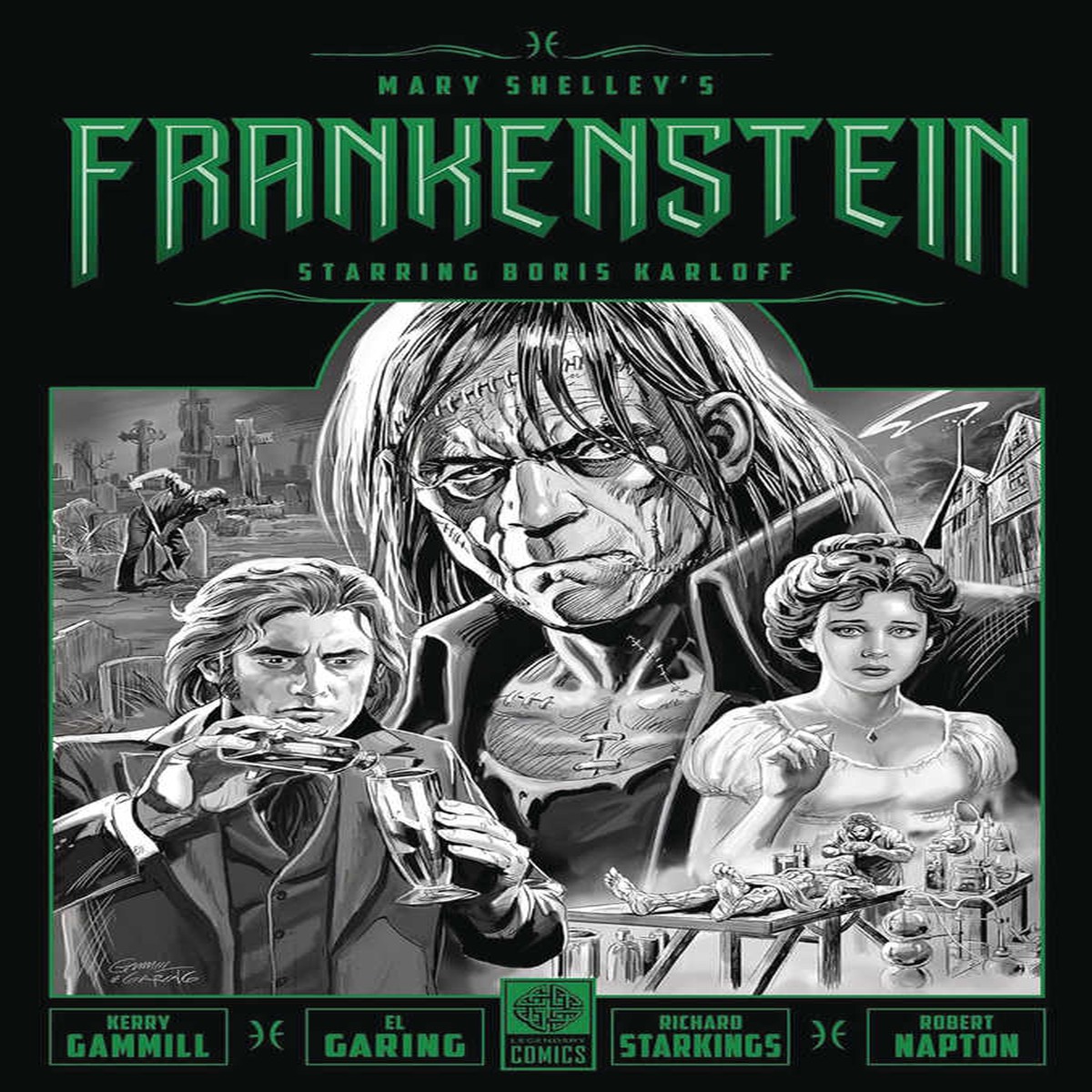 Mary Shelleys Frankenstein Starring Boris Karloff Graphic Novel