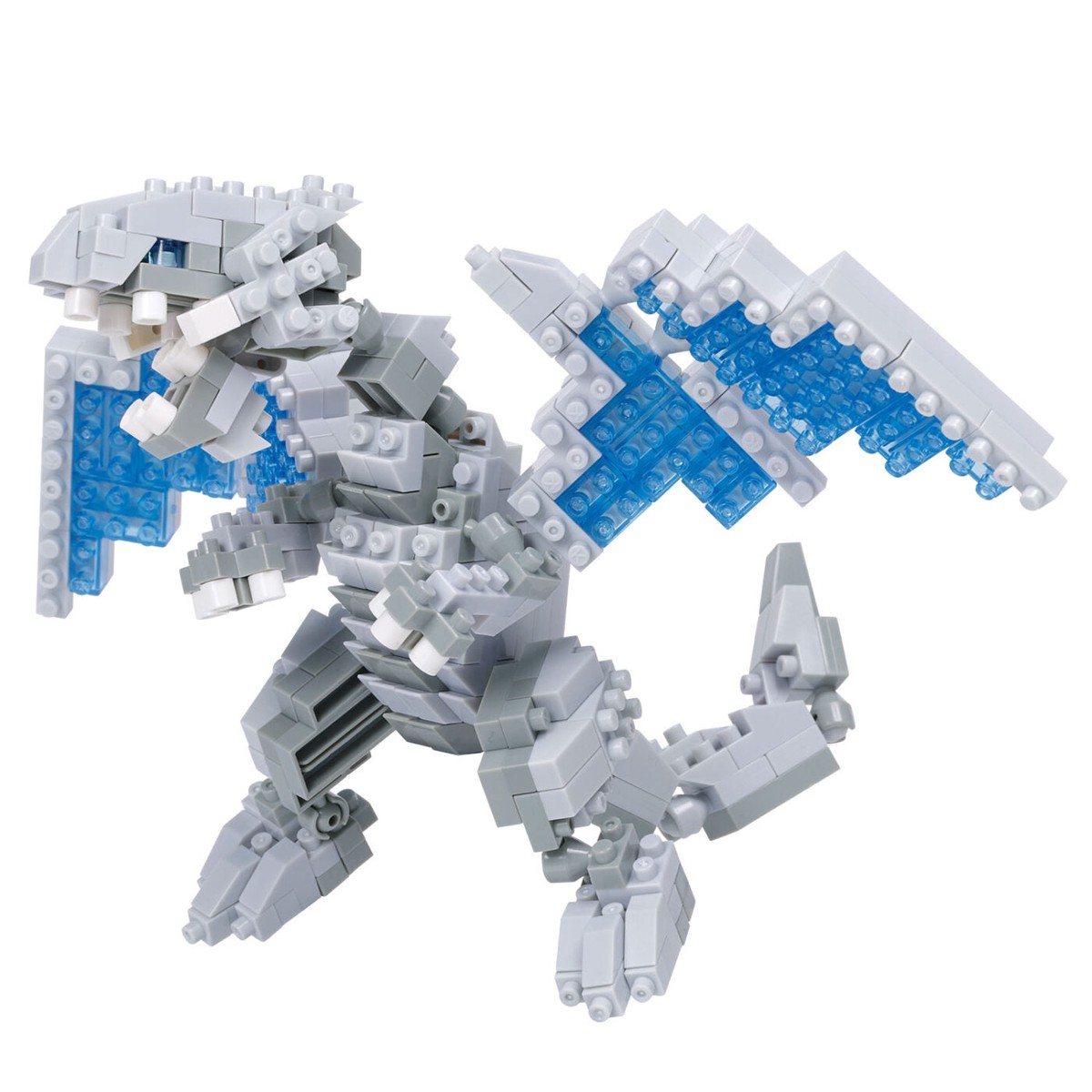 nanoblock Character Collection - Yu-Gi-Oh Duel Monsters - Blue-Eyes White Dragon (NBCC-204)