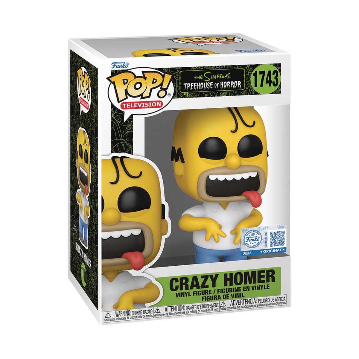 Pop TV Simpsons Treehouse Of Horror Shinning Homer Spc Figure (