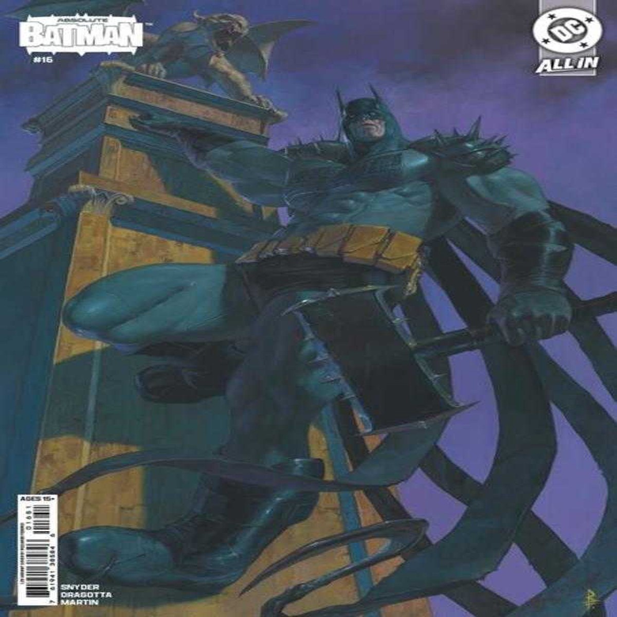 Absolute Batman 16 Cover E 1 in 25 Riccardo Federici Card Stock Variant