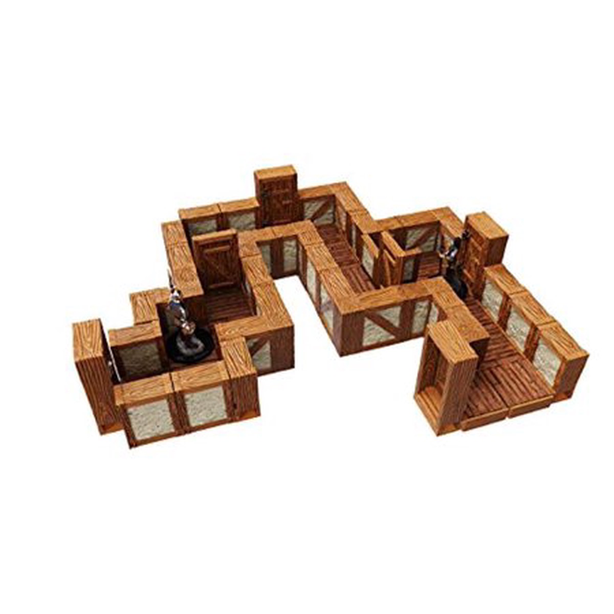Warlock Tiles - Town Village (1in Straight Walls Expansion)