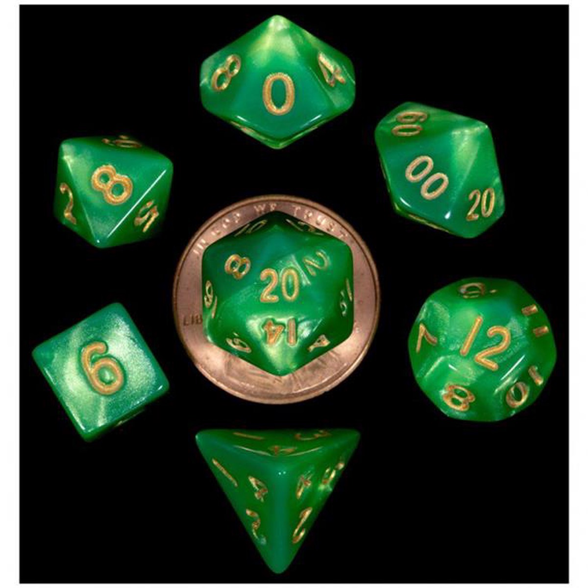 7-Die Set 10mm Lt GreenGold