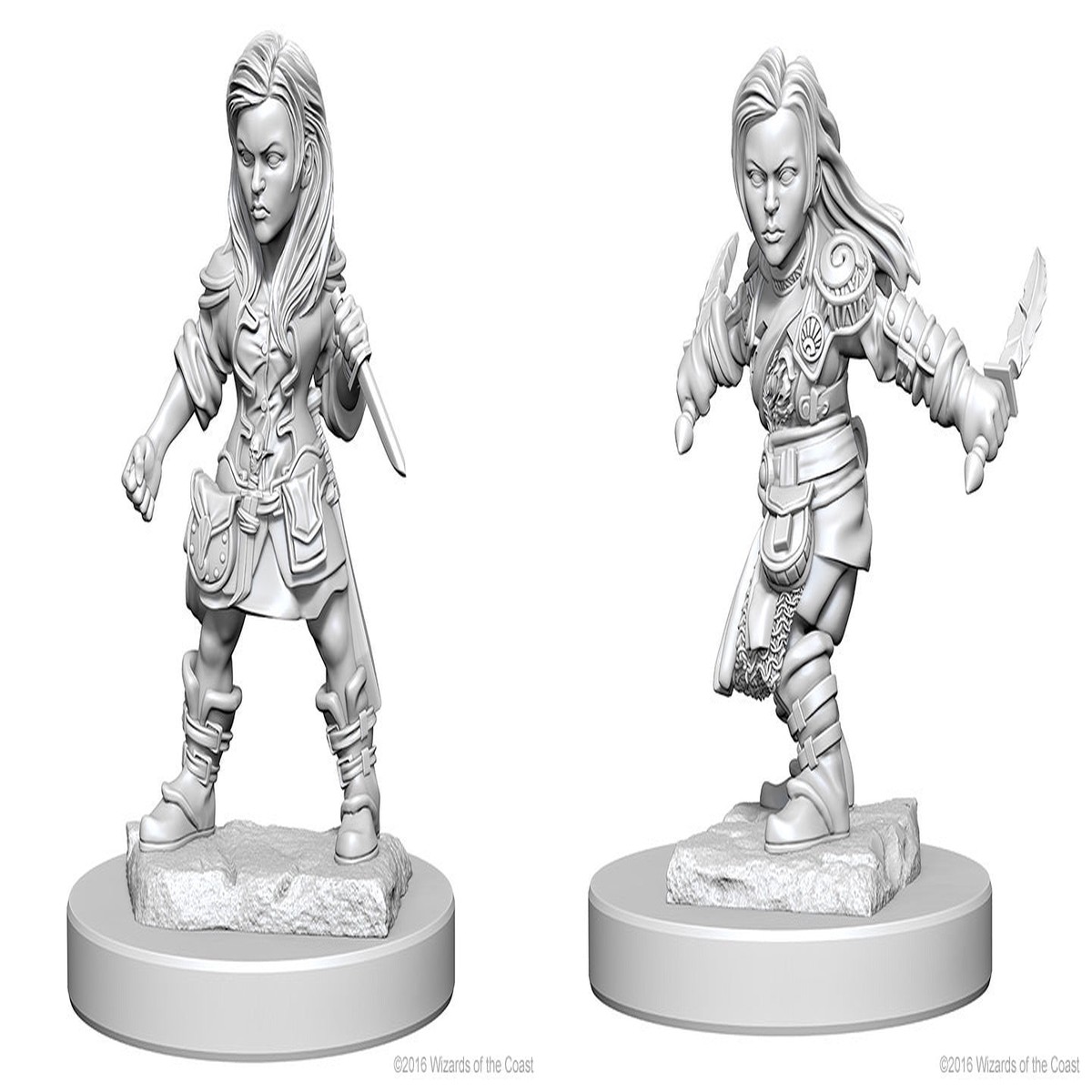 Dungeons Dragons Nolzurs Marvelous Unpainted Miniatures - W01 Halfling Female Rogue