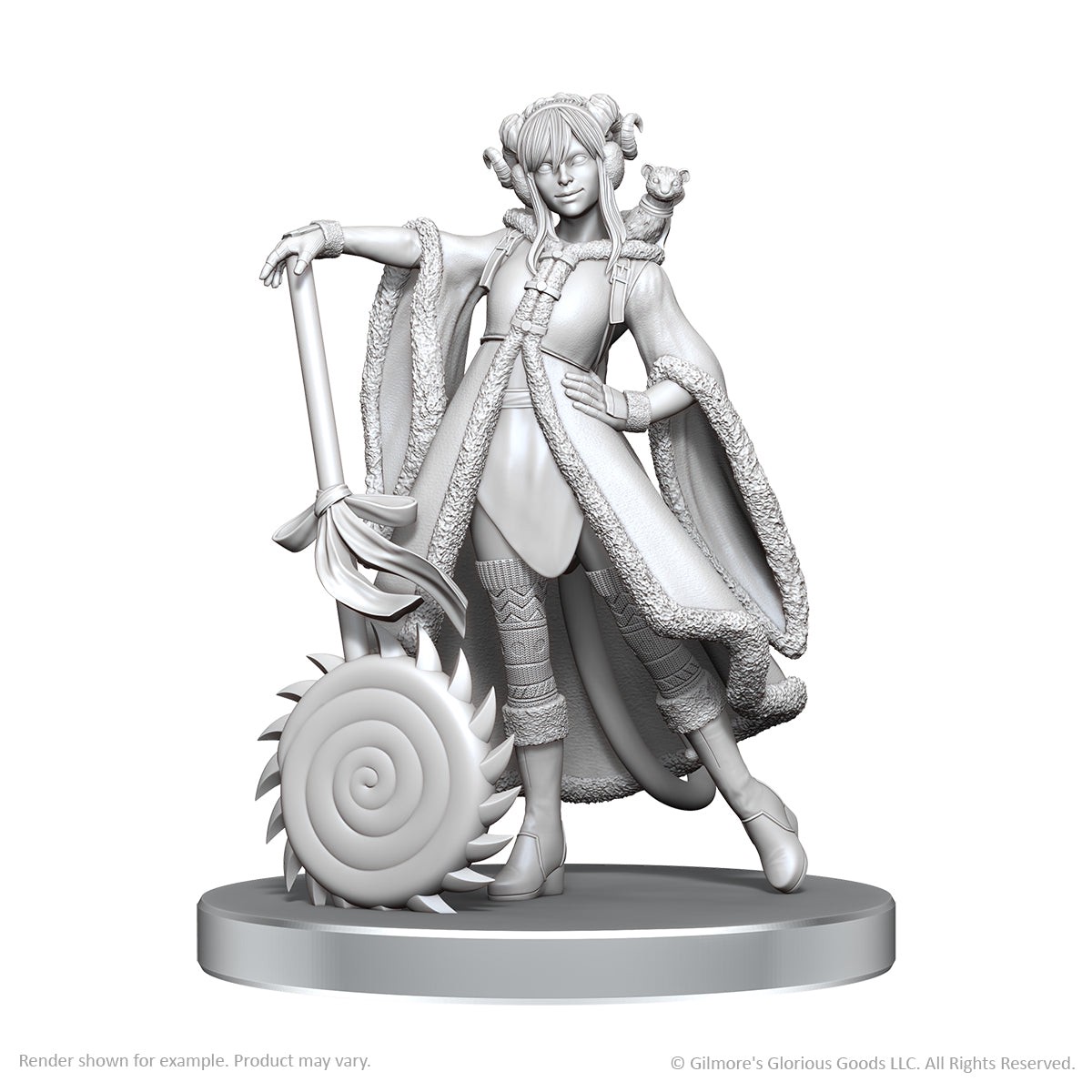 Critical Role Unpainted Miniatures Jester Lavorre Fjord Stone