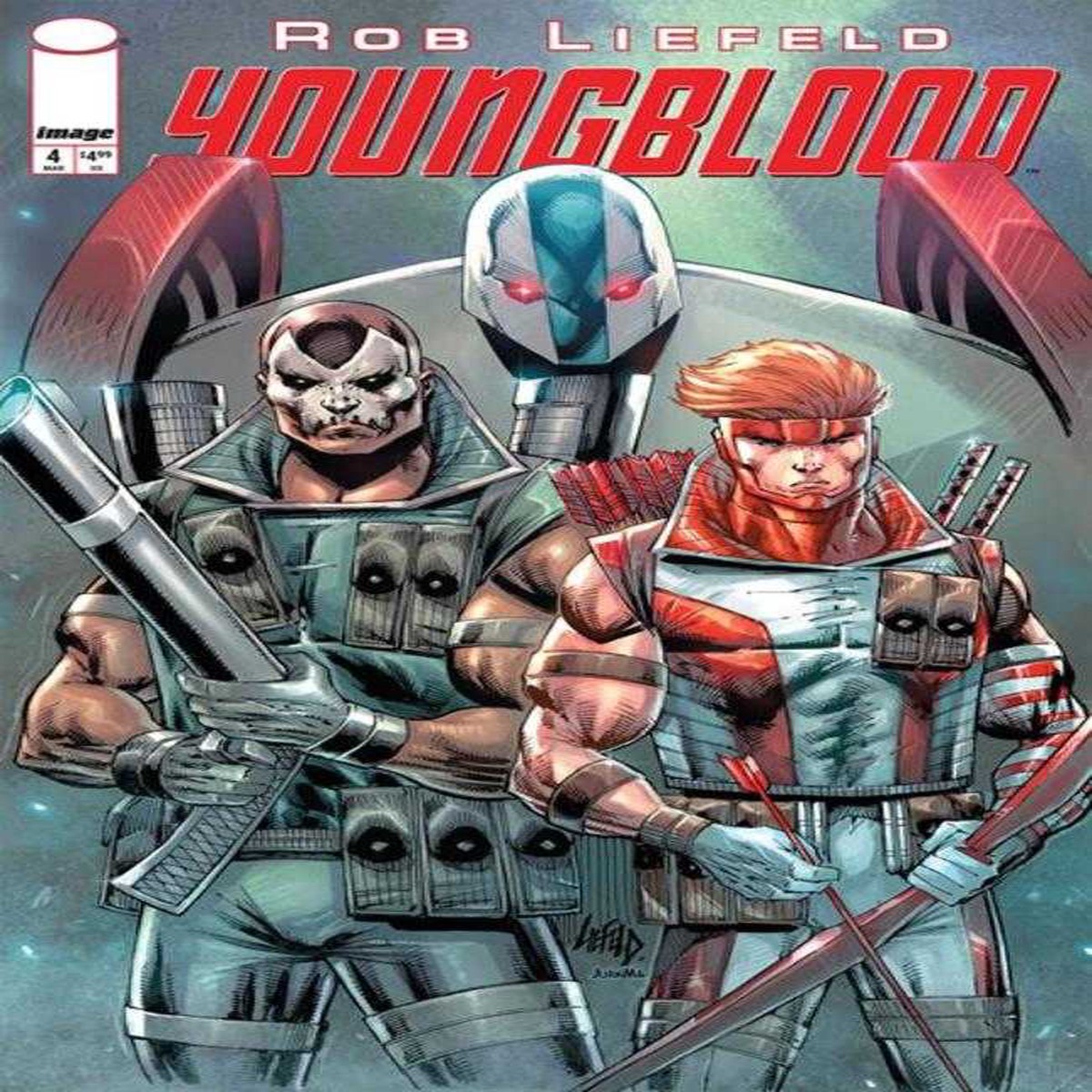 Youngblood 4 (2025) Cover B Rob Liefeld Variant