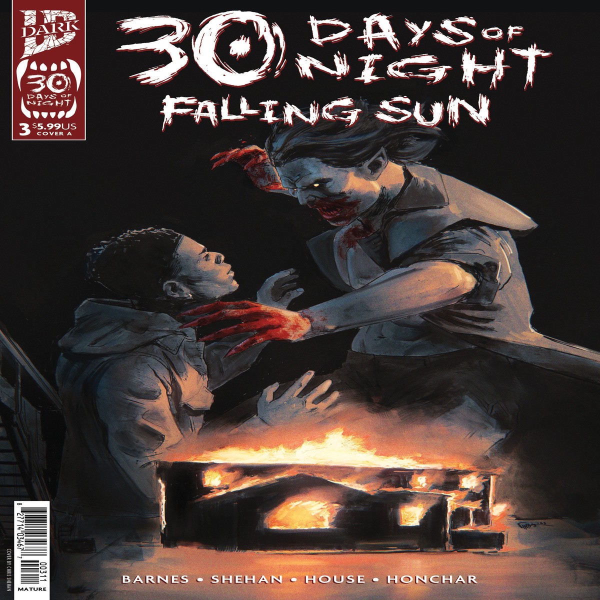 30 Days Of Night Falling Sun 3 Cover A (Shehan)