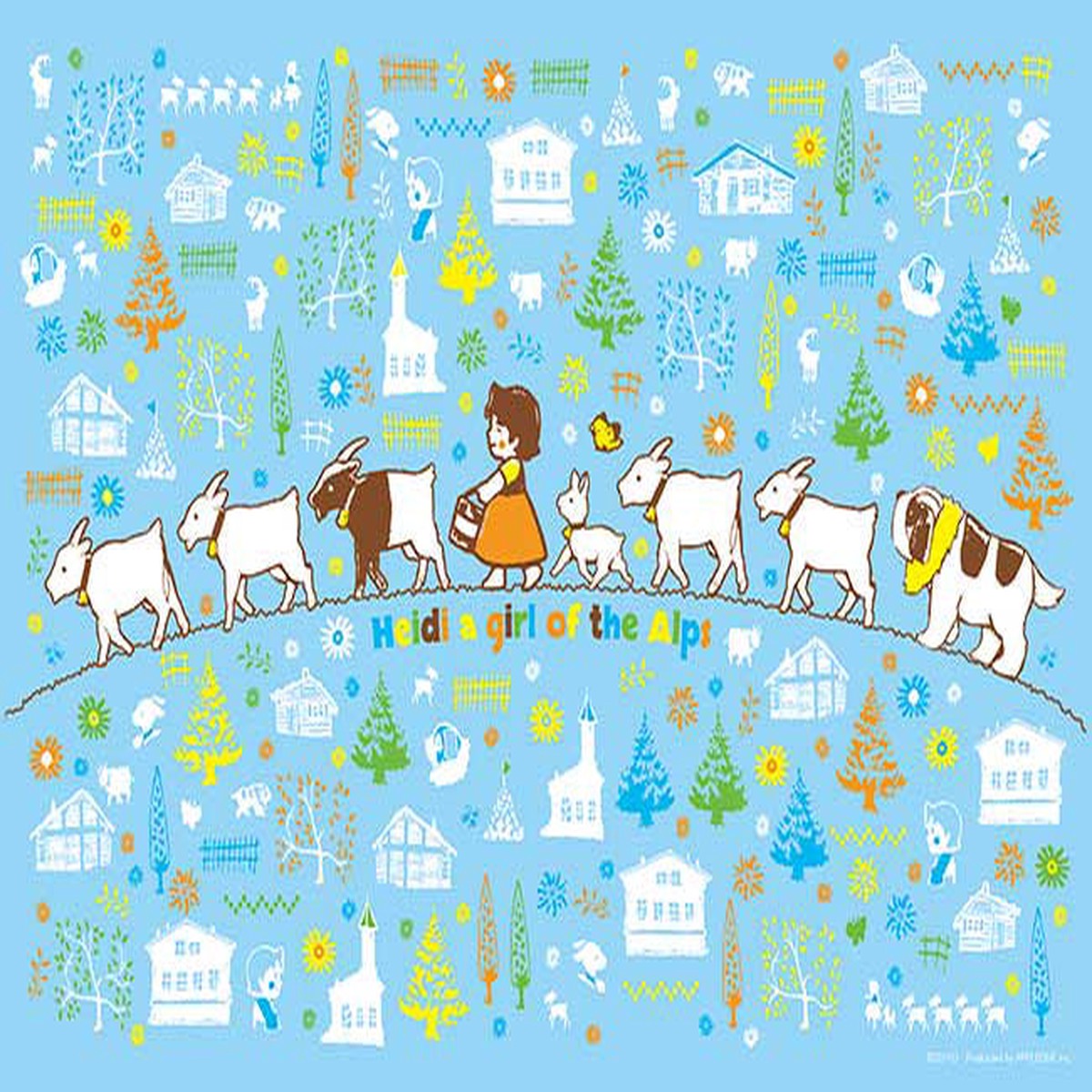 AppleOne Jigsaw Puzzle 300 Pieces - Heidi Girl of the Alps - Wait and See (No300-382)