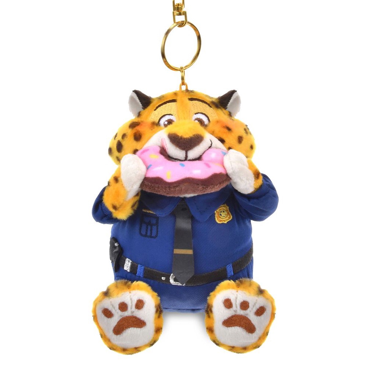 Zootopia 2 Benjamin Clawhauser Plush Keychain MOGUMOGU Disney Store Japan 2025