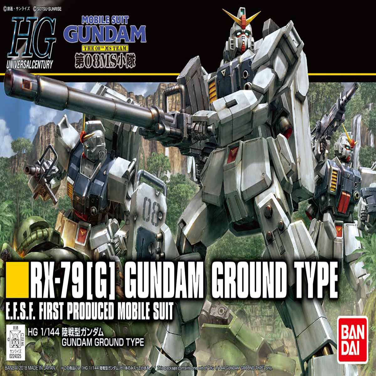 210 RX-79G Ground Gundam Type Gundam 08th MS Team Bandai Hobby HGUC
