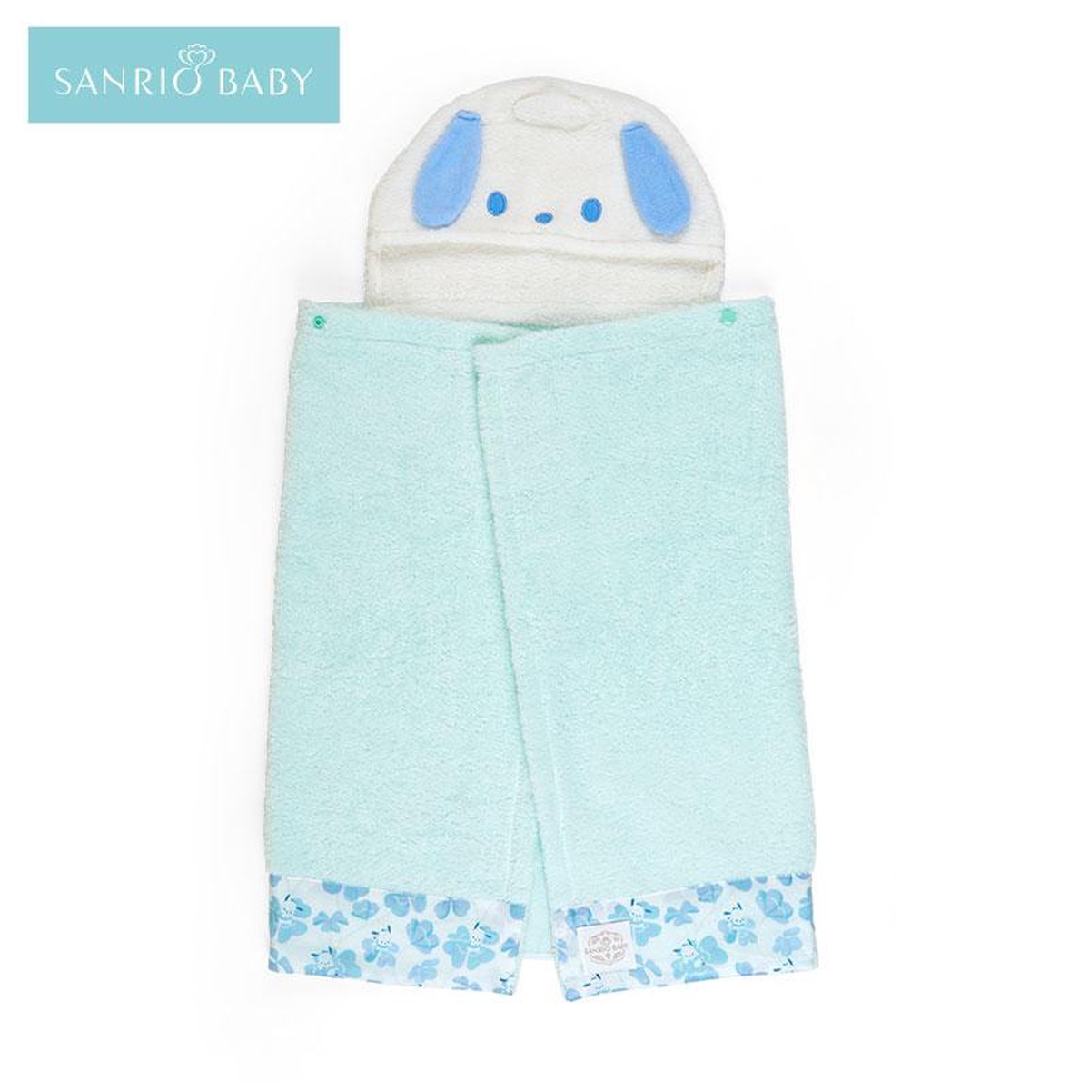 Pochacco Baby Bath Towel Poncho Sanrio Japan 4550337767153