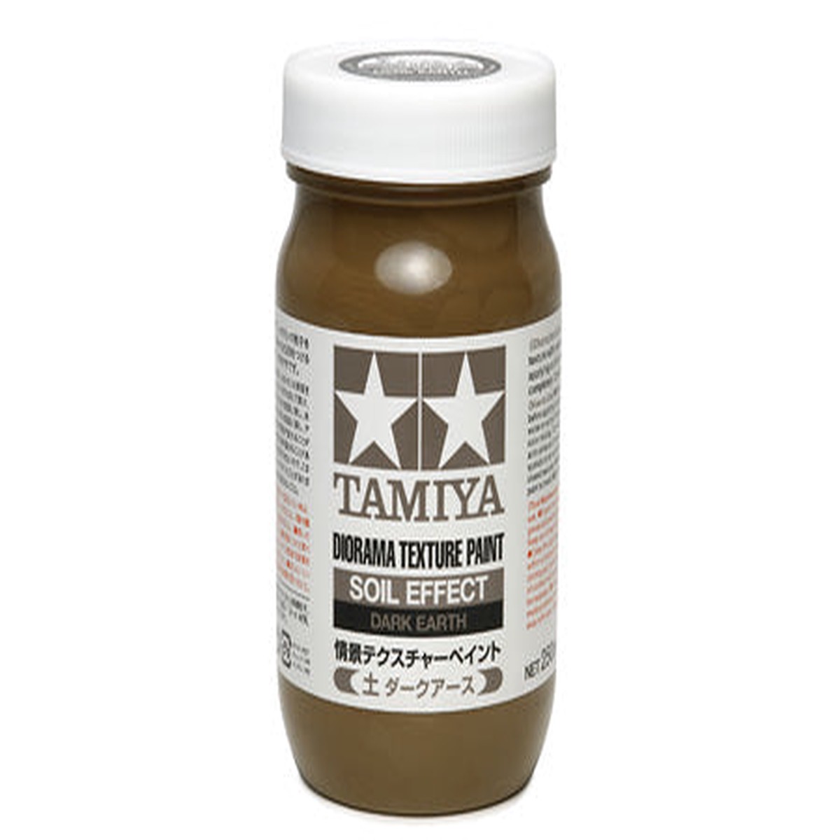 Tamiya Texture Paint - Soil Effect Dark Earth (250mL) (87121)