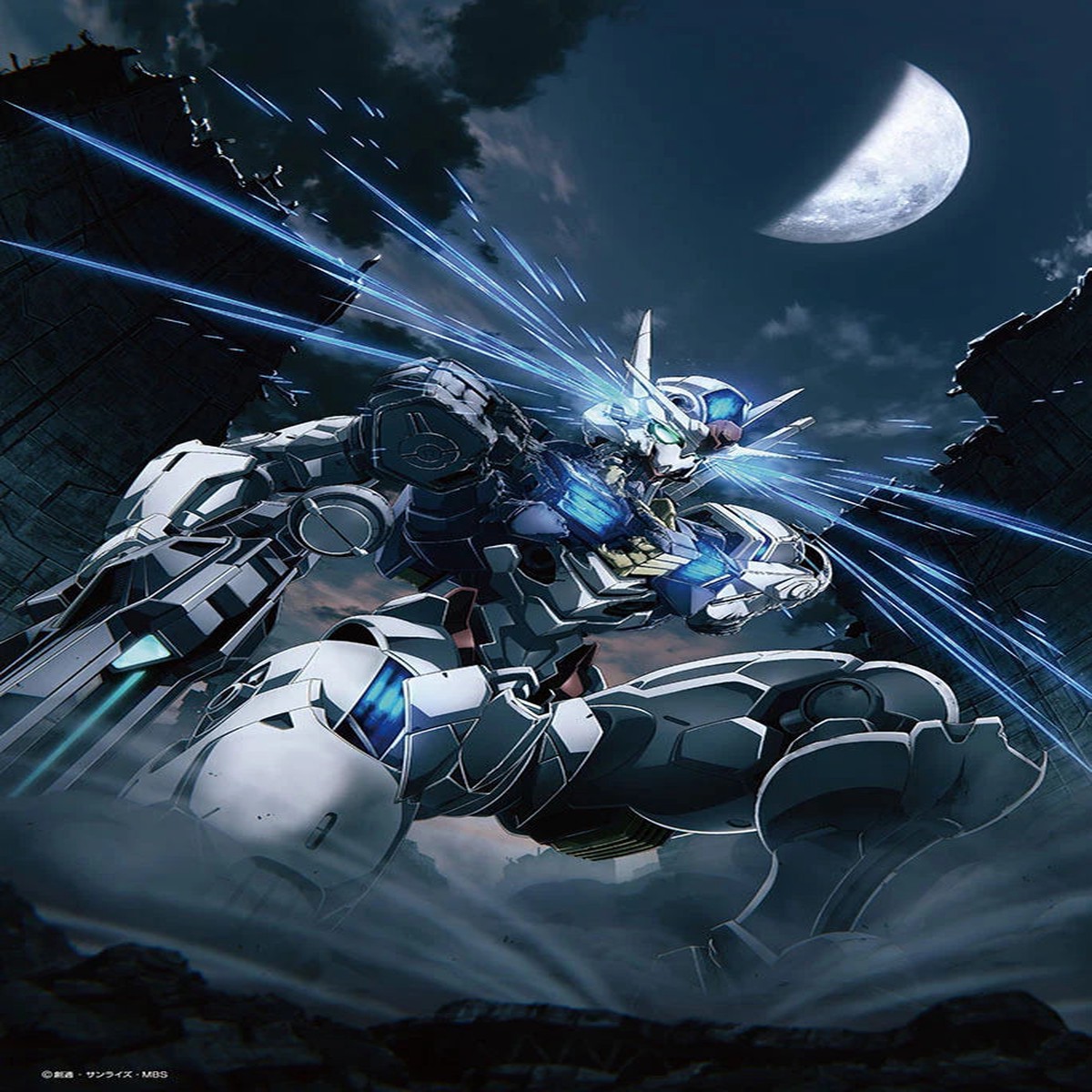 Beverly Jigsaw Puzzle 300 Pieces - Mobile Suit Gundam The Witch from Mercury - Gundam 45th Anniversary Illustration (38 x 26cm) (No300-141)