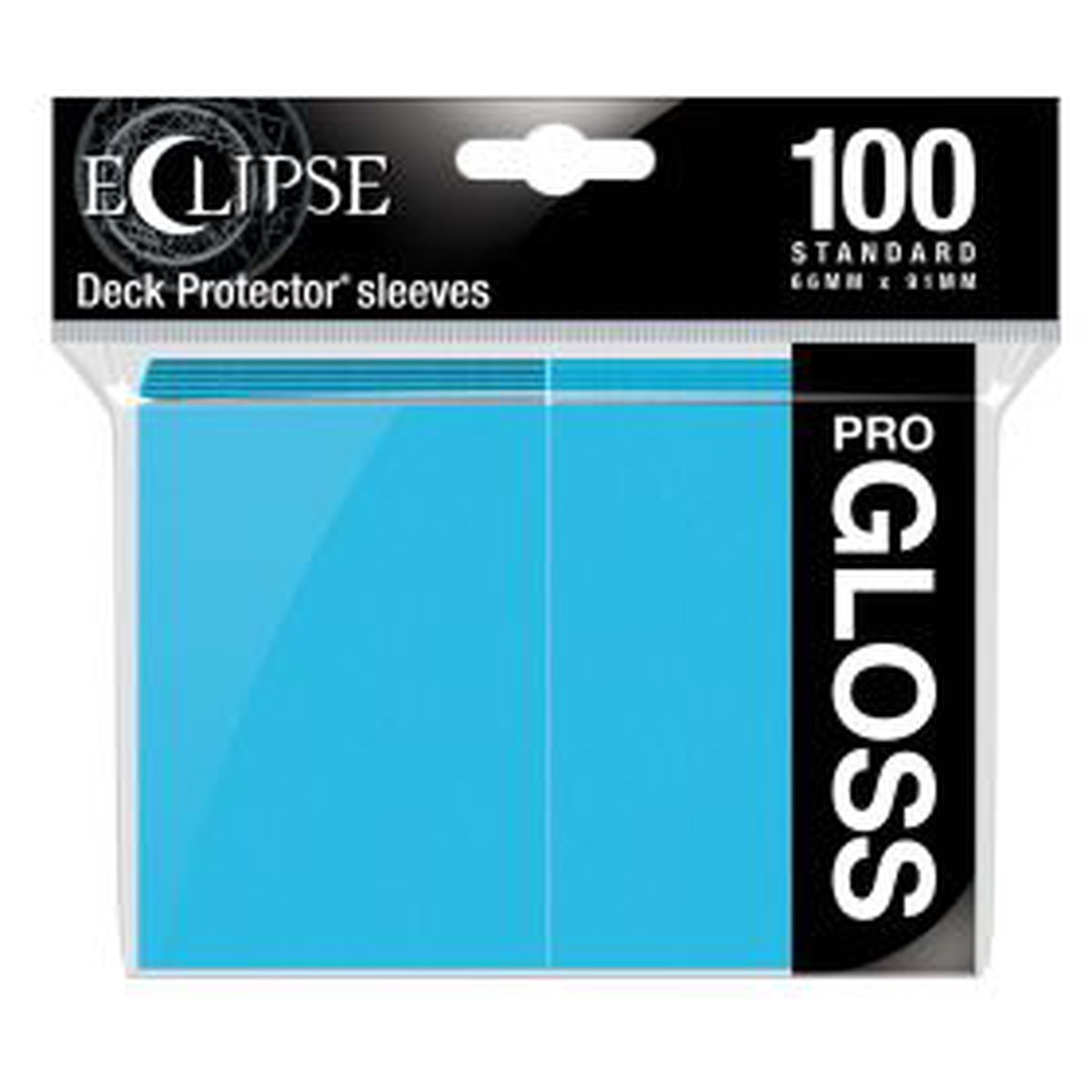Deck Pro Eclipse Gloss Sleeves Light Blue - 100 ct