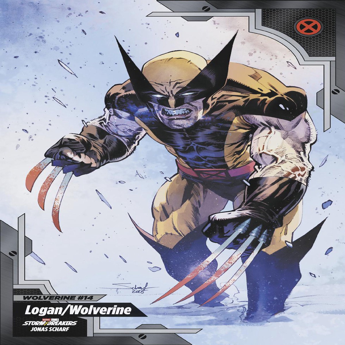 Wolverine 14 Jonas Scharf X-Men Trading Card Variant