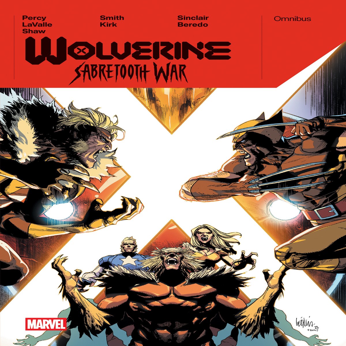 Wolverine Sabretooth War Omnibus Hardcover Leinil Yu Cover