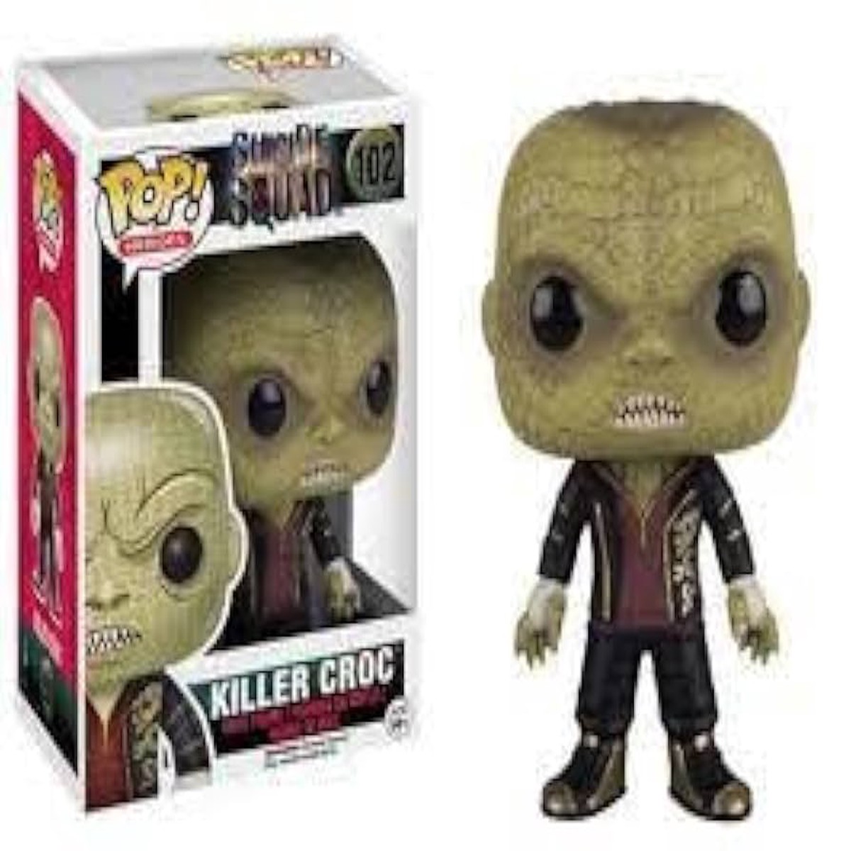 Funko Pop DC Suicide Squad - Killer Croc 102 (Regular Glow in the Dark Barnes and Noble Exclusive)