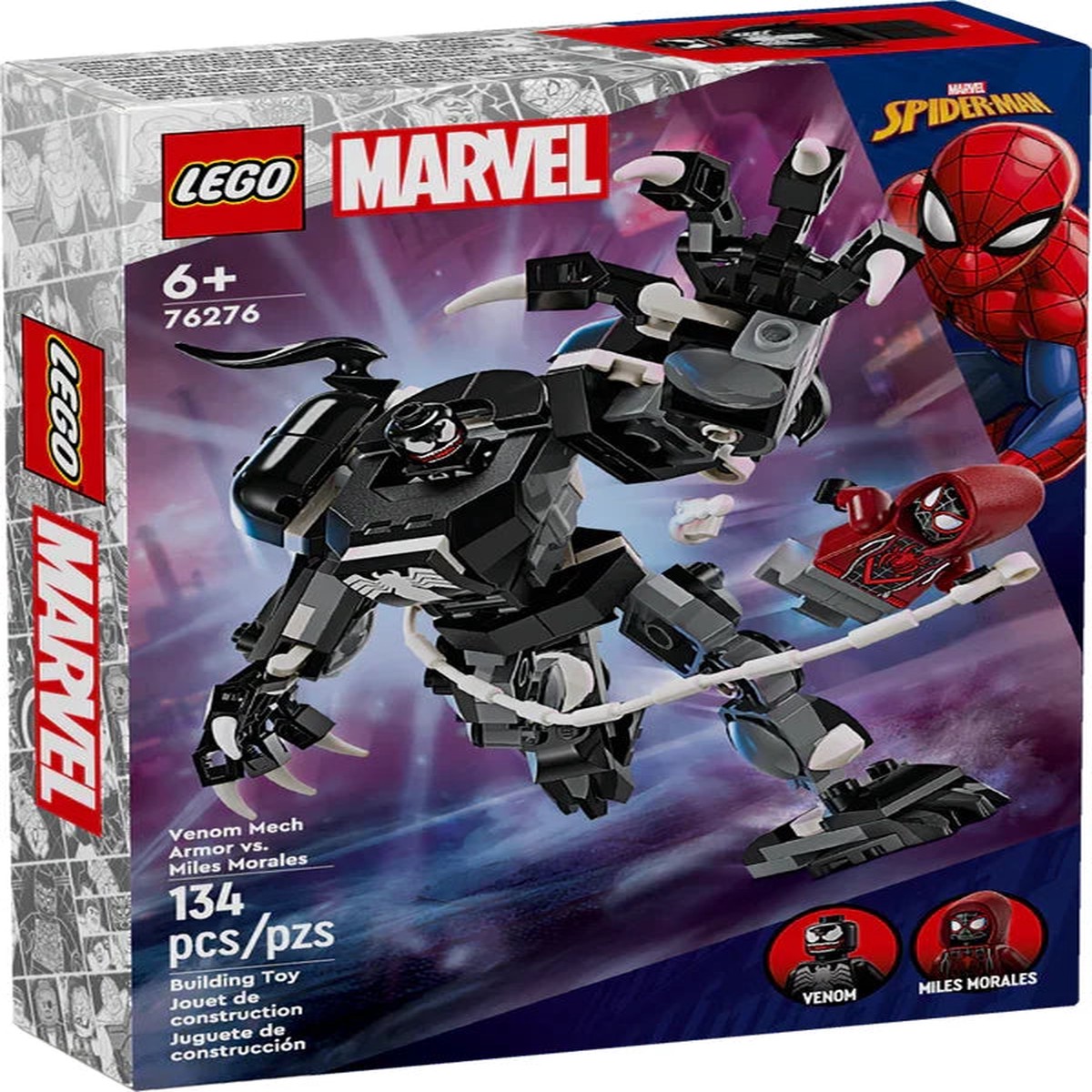 Venom Mech Armor vs Miles Morales LEGO
