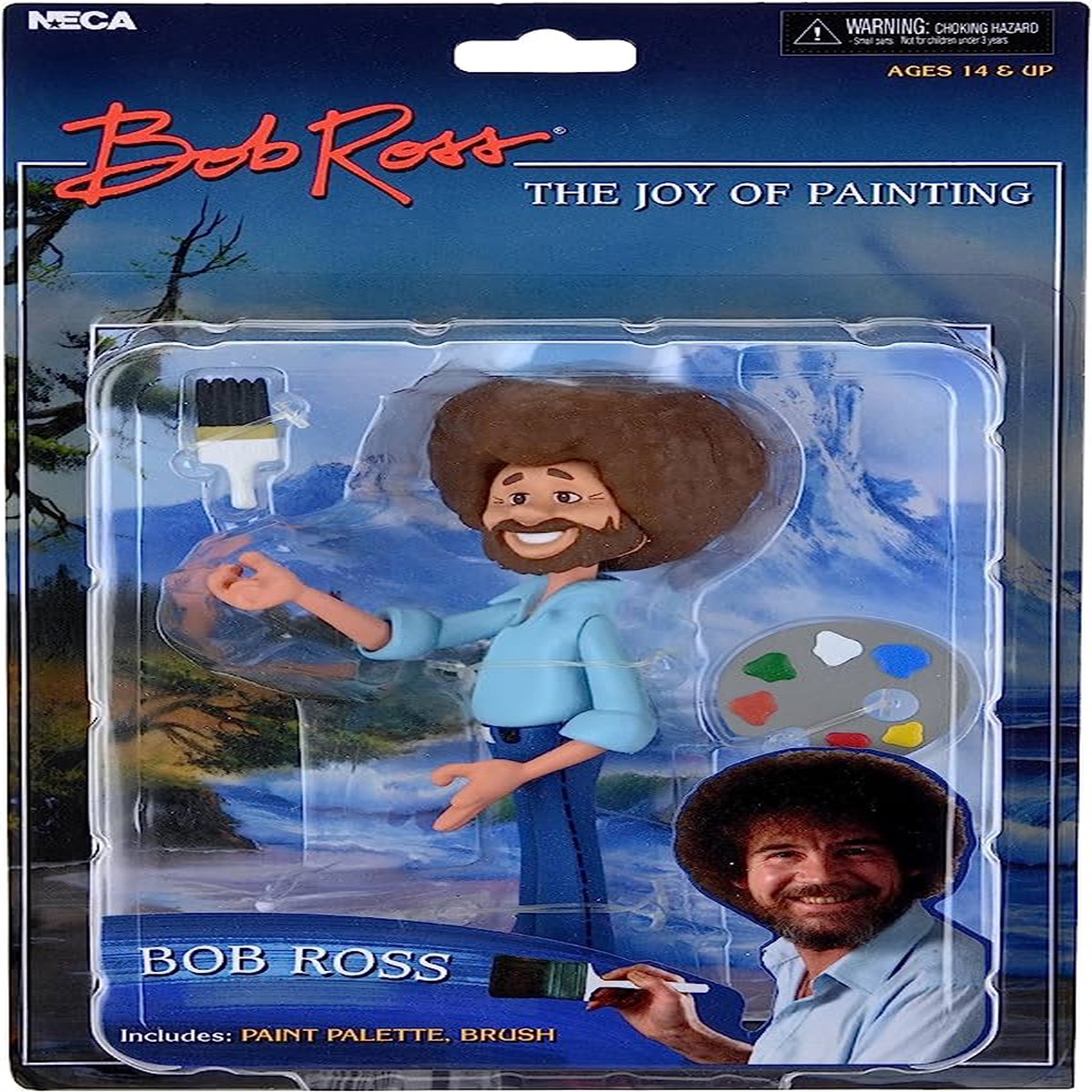 Bob Ross The Joy of Painting Figure