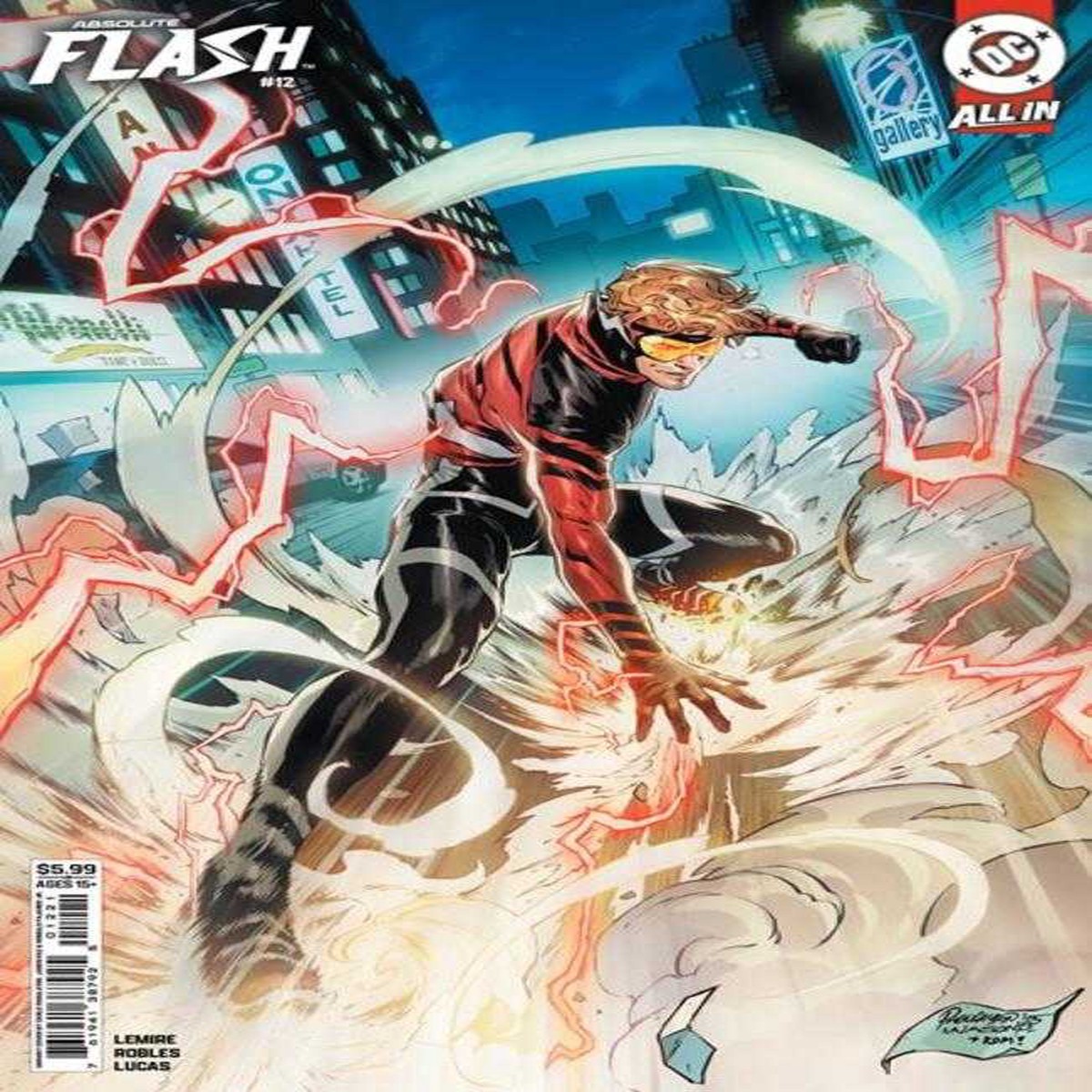Absolute Flash 12 Cover B Carlo Pagulayan Card Stock Variant