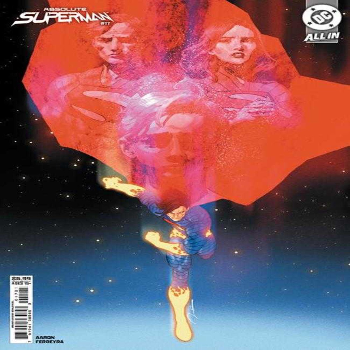 Absolute Superman 17 Cover B Gerald Parel Card Stock Variant