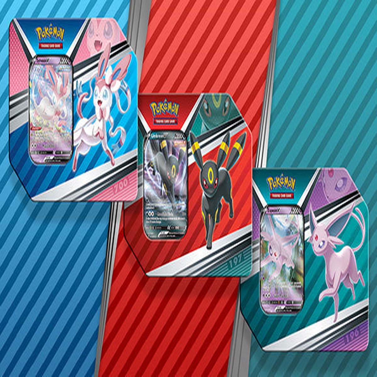 V Heroes Tins Set of 3 - Espeon Sylveon Umbreon