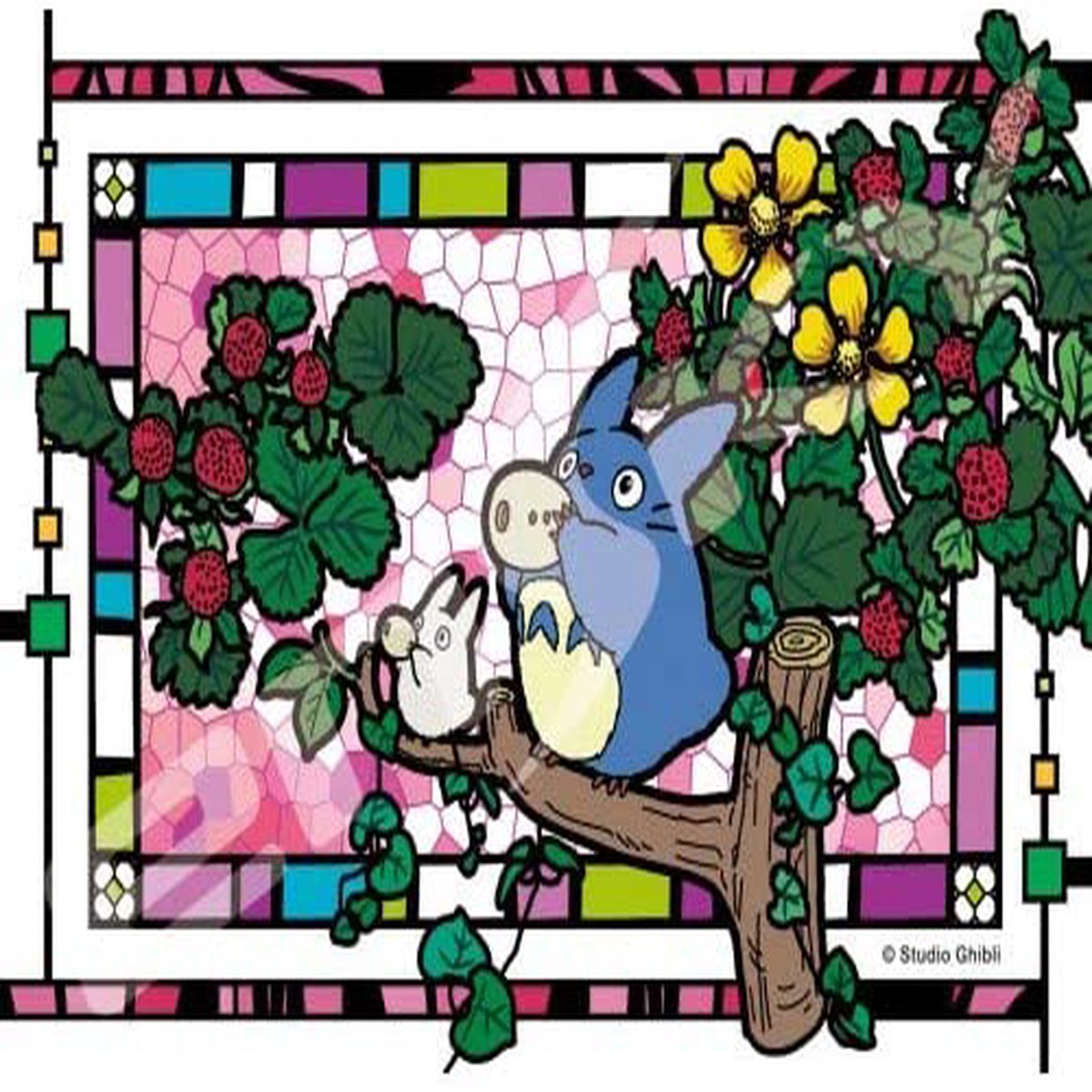 Ensky Art Crystal Jigsaw Puzzle 126 Pieces - My Neighbor Totoro Blowing Ocarina (No126-AC63)