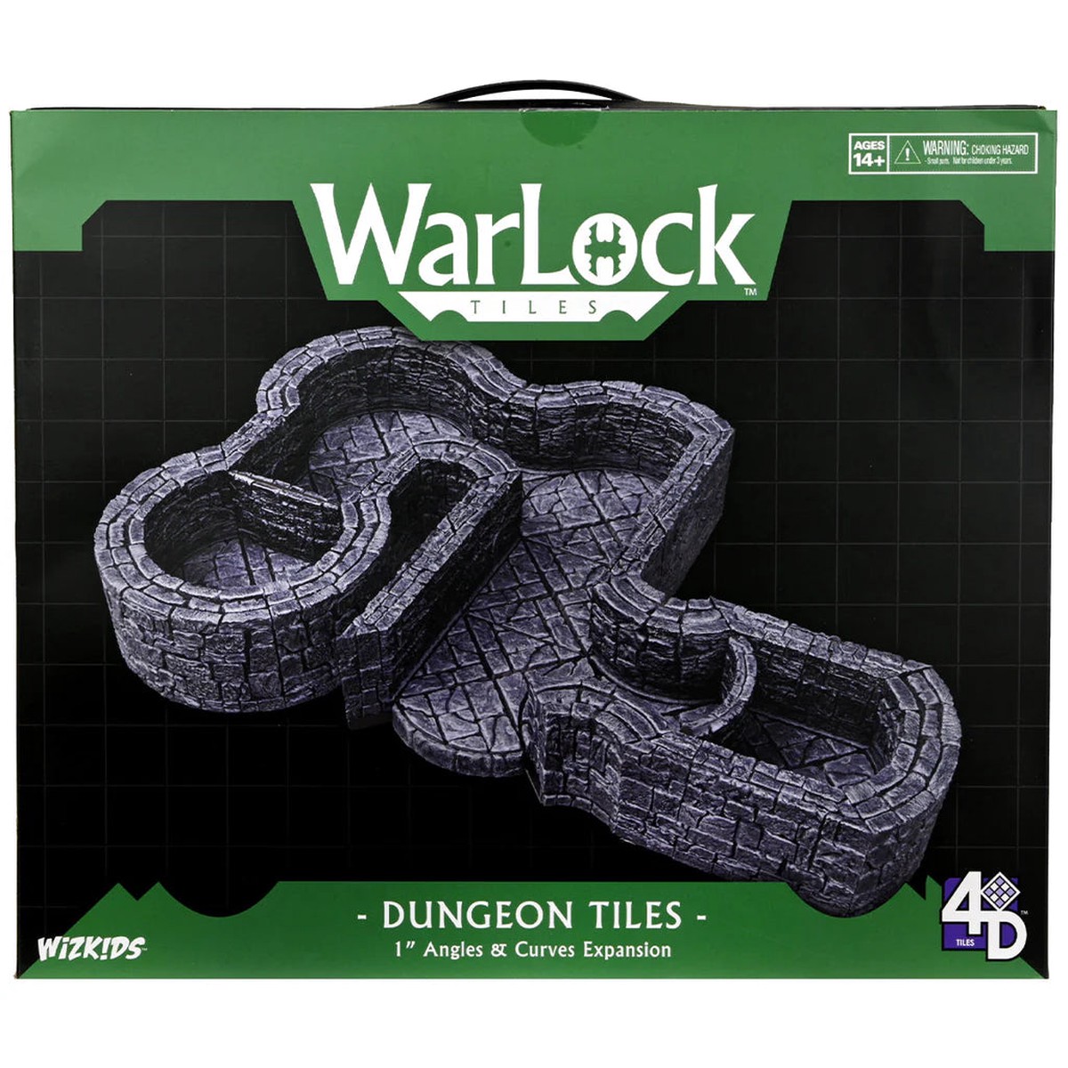 Warlock Tiles - Dungeon Tiles (1in Angles Curves Expansion)