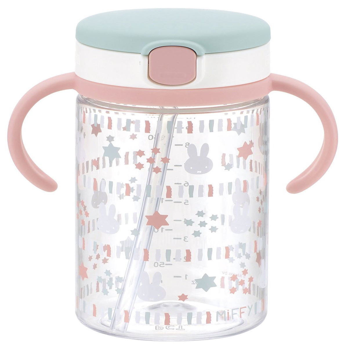 Miffy Straw Mug Cup 320ml Richell Baby Japan