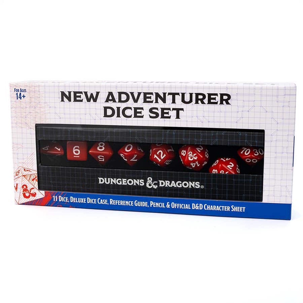 Sirius Dice DD New Adventurer Set - Red Dice