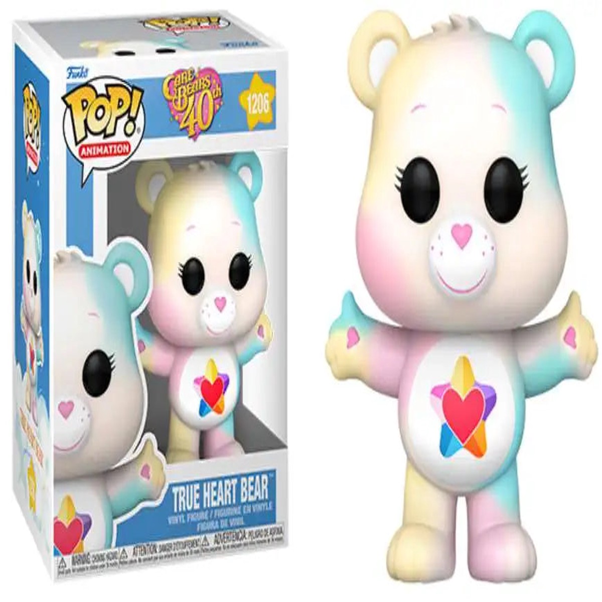 Funko POP Care Bears - True Heart Bear 1206 (40th Anniversary)