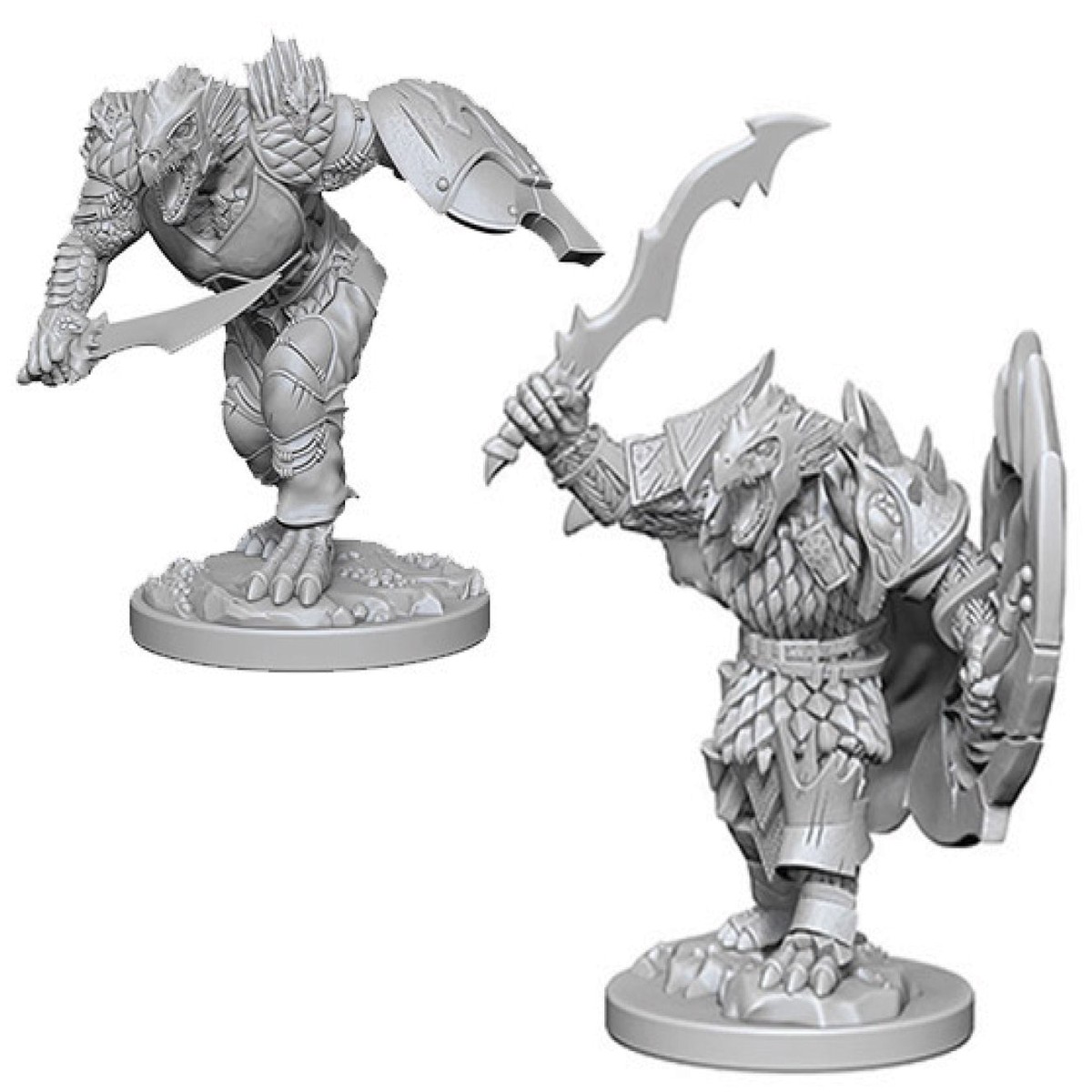 Dungeons Dragons Nolzurs Marvelous Unpainted Miniatures - W04 Dragonborn Male Fighter