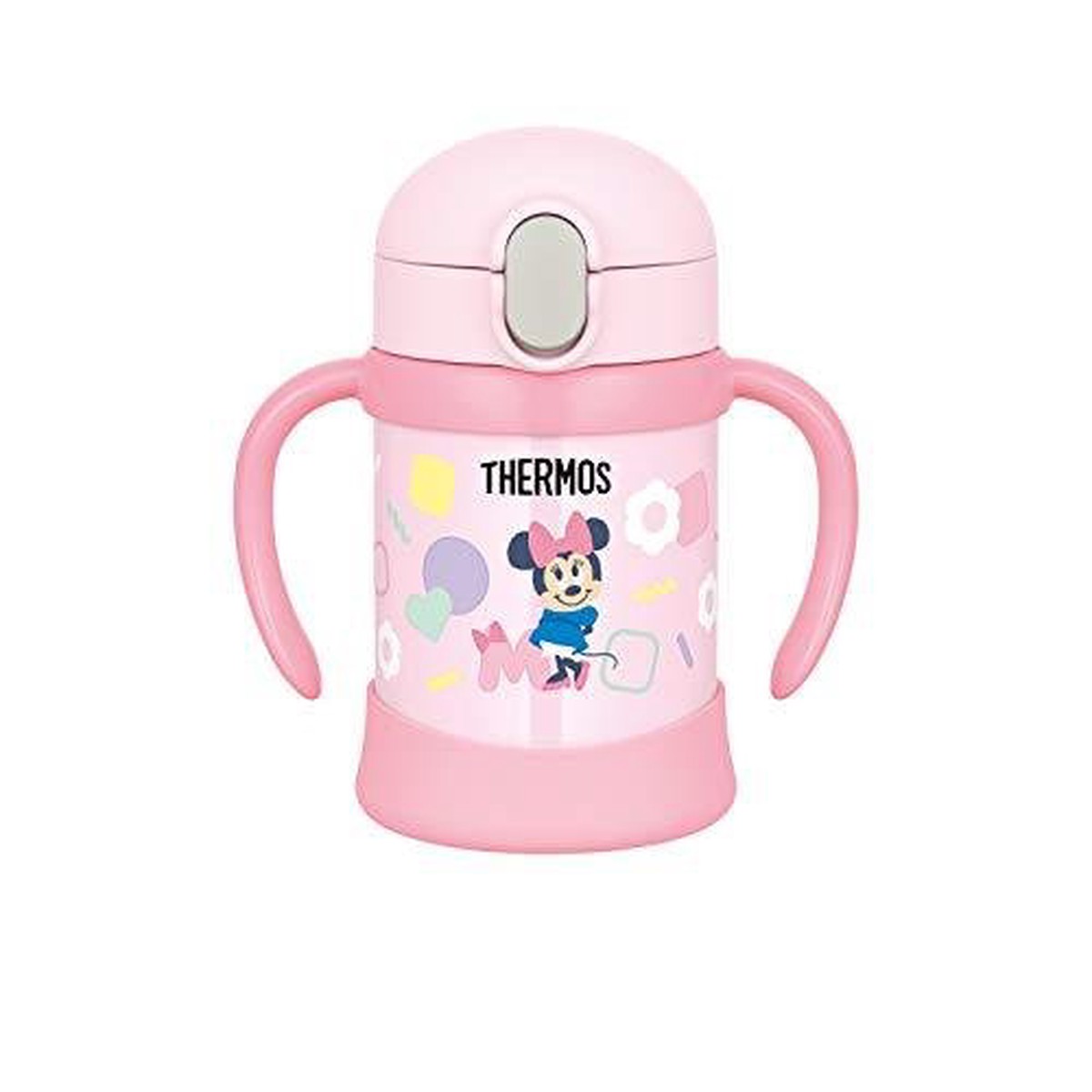 Thermos Stainless Training Straw Mug Cup Pink Baby Japan FJL-250D