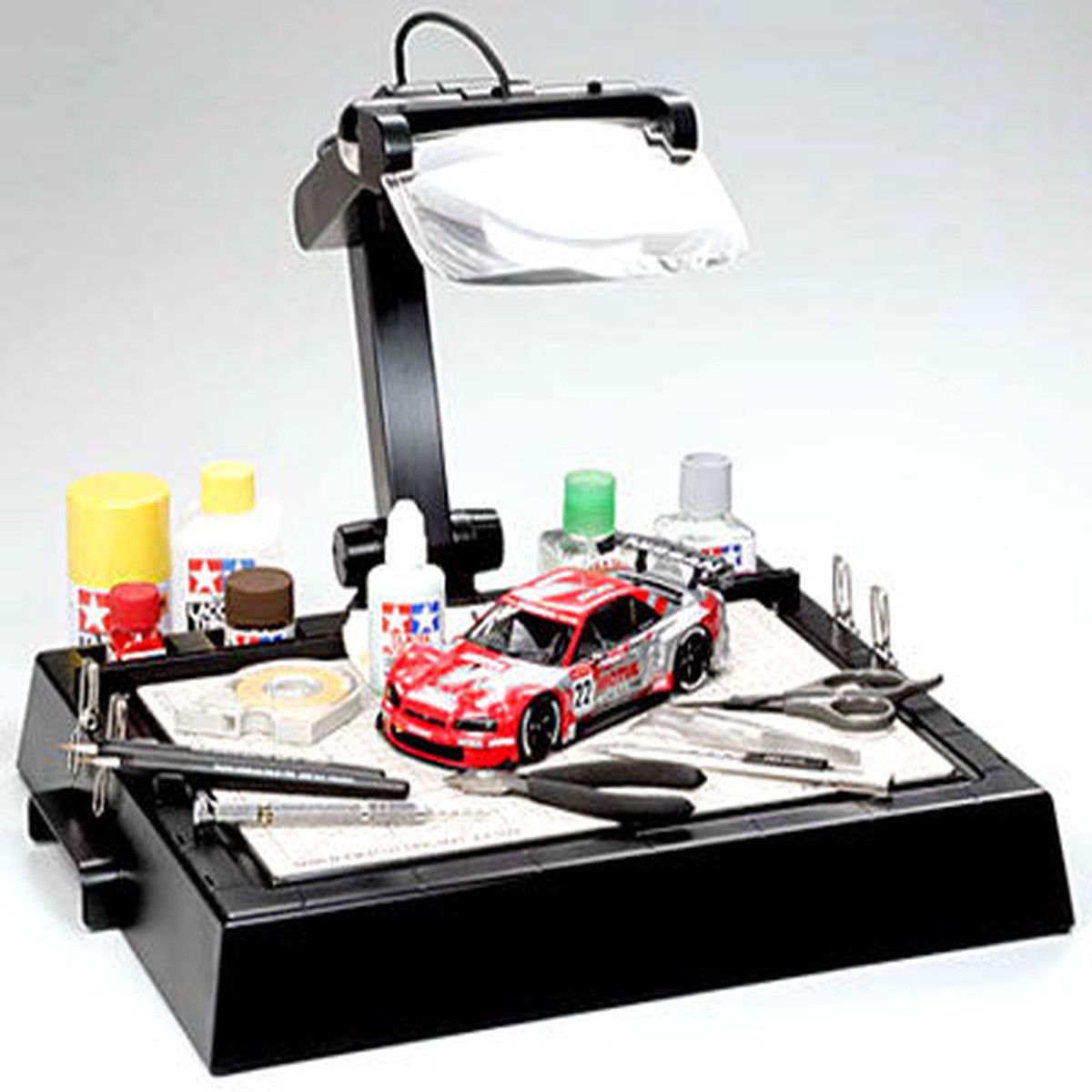 Tamiya Work Stand with Magnifying Glass (74064)