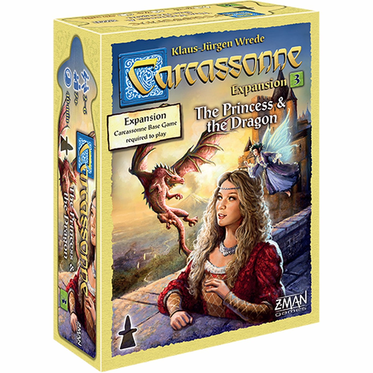Carcassonne Expansion Princess and the Dragon
