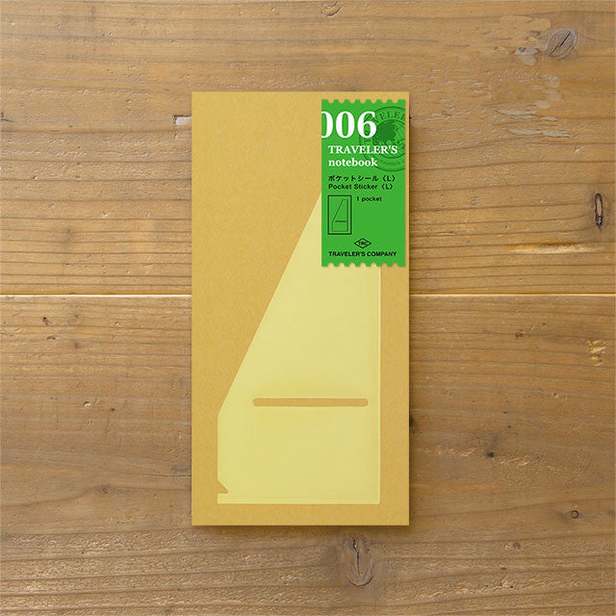 Travelers Notebook Japan Regular Size Refill 006 Pocket Stickers L 14256006