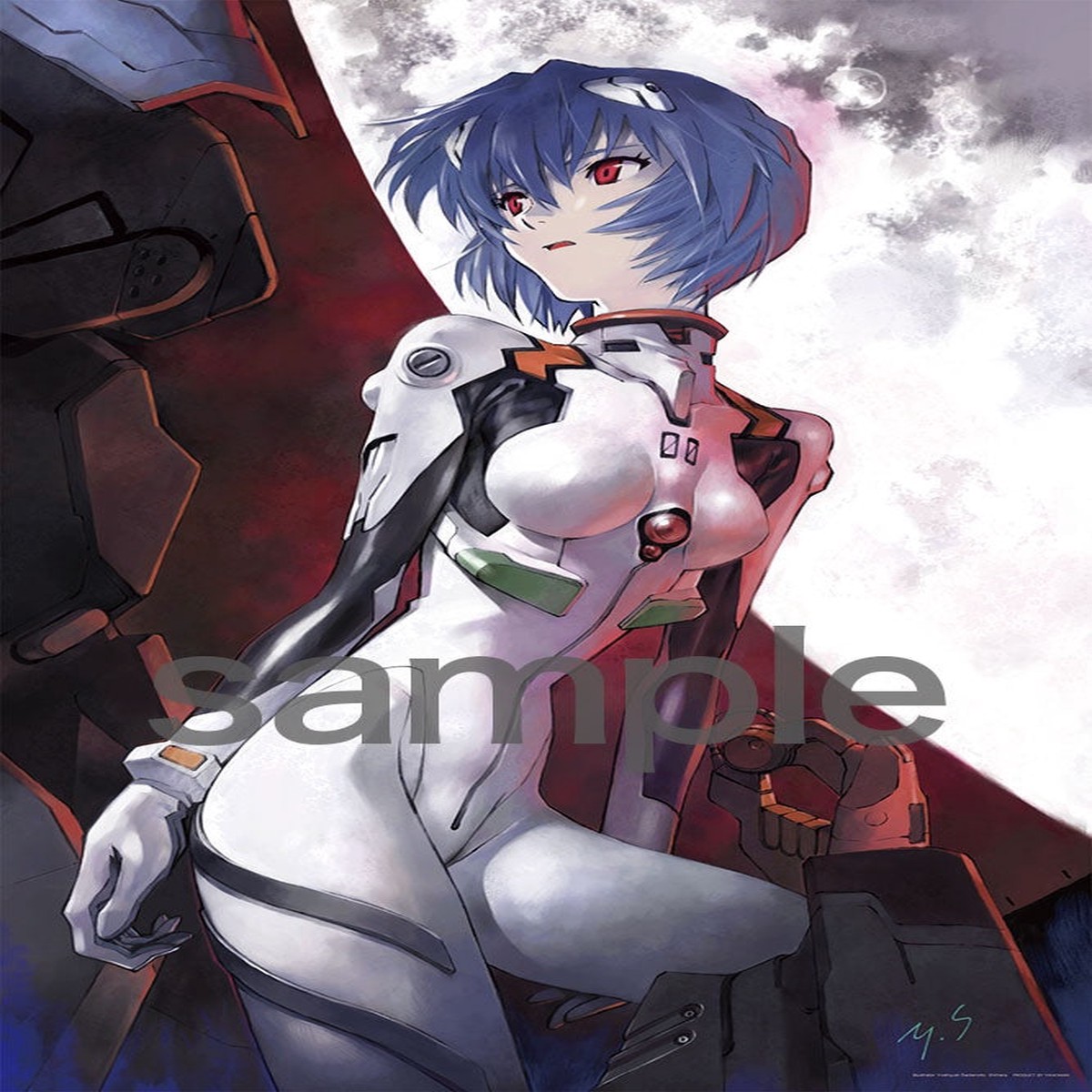 Yanoman Jigsaw Puzzle 1000 Pieces - Yoshiyuki Sadamoto () Collection - EVA Rei Anayami Plugsuit (10-1337)