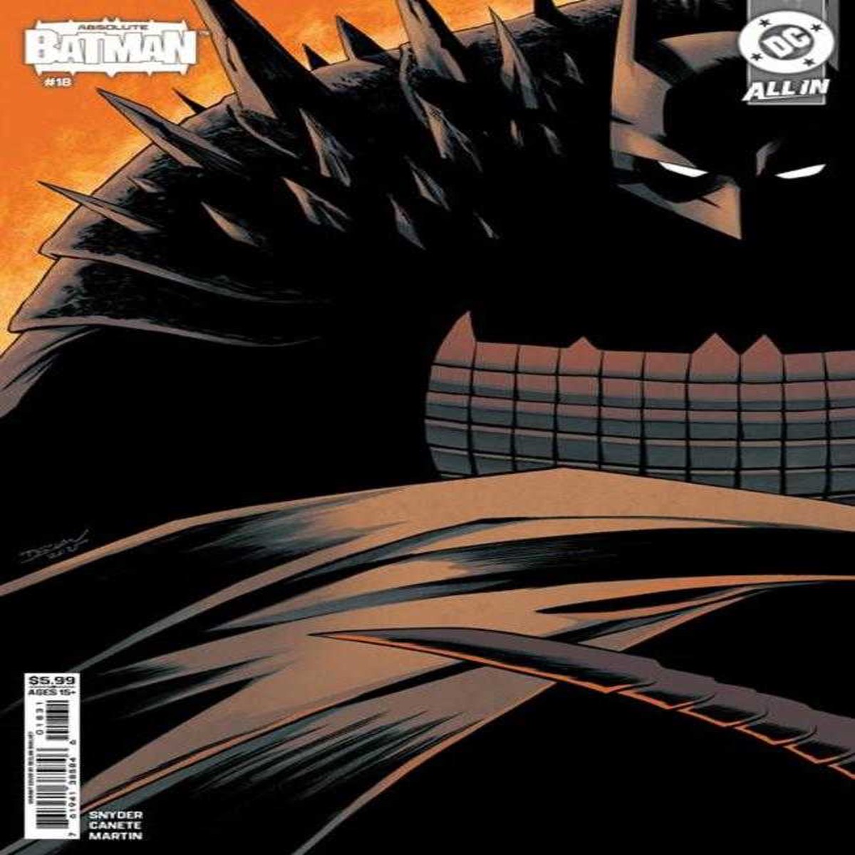 Absolute Batman 18 Cover C Declan Shalvey Card Stock Variant