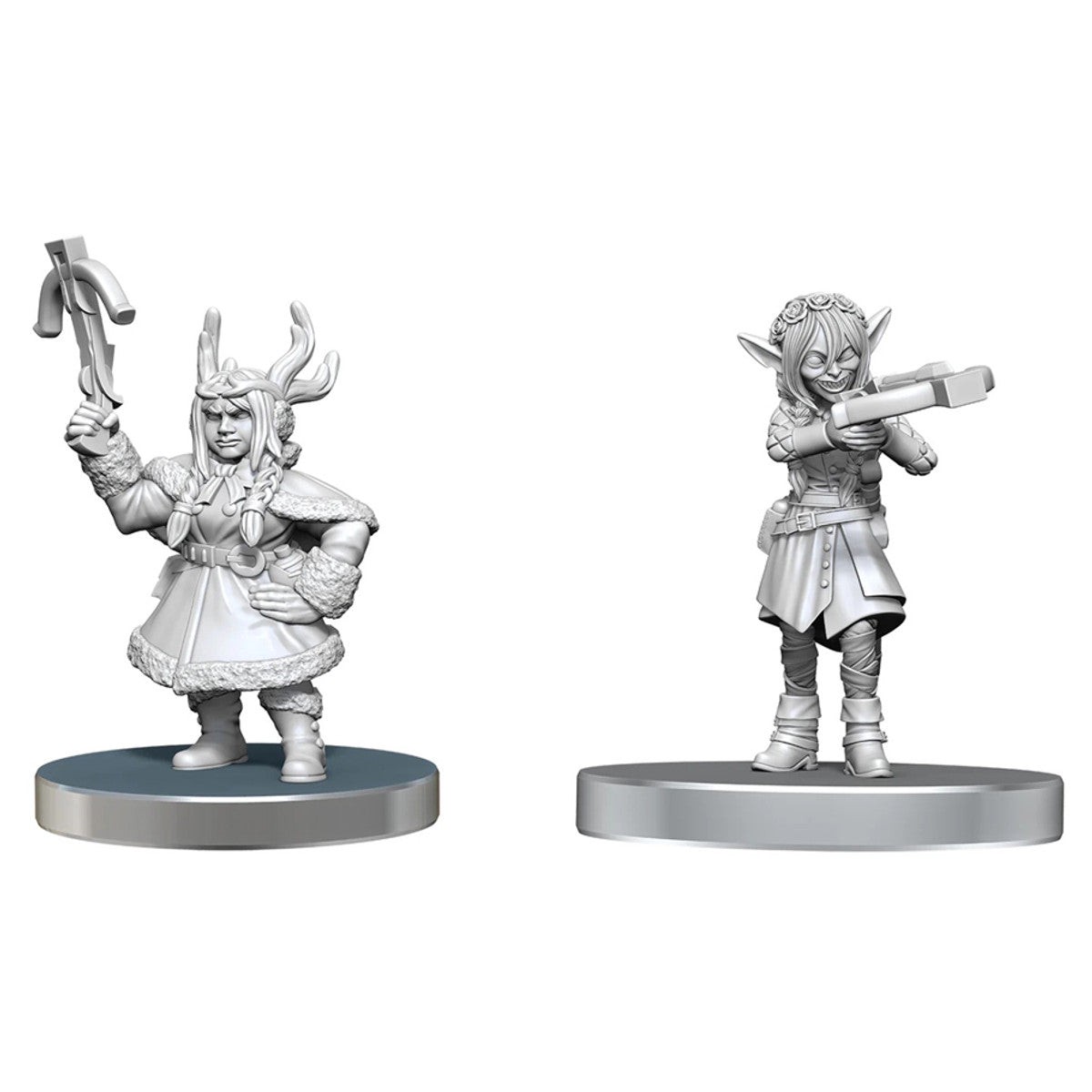 Critical Role Unpainted Miniatures Veth Brenatto Nott the Brave