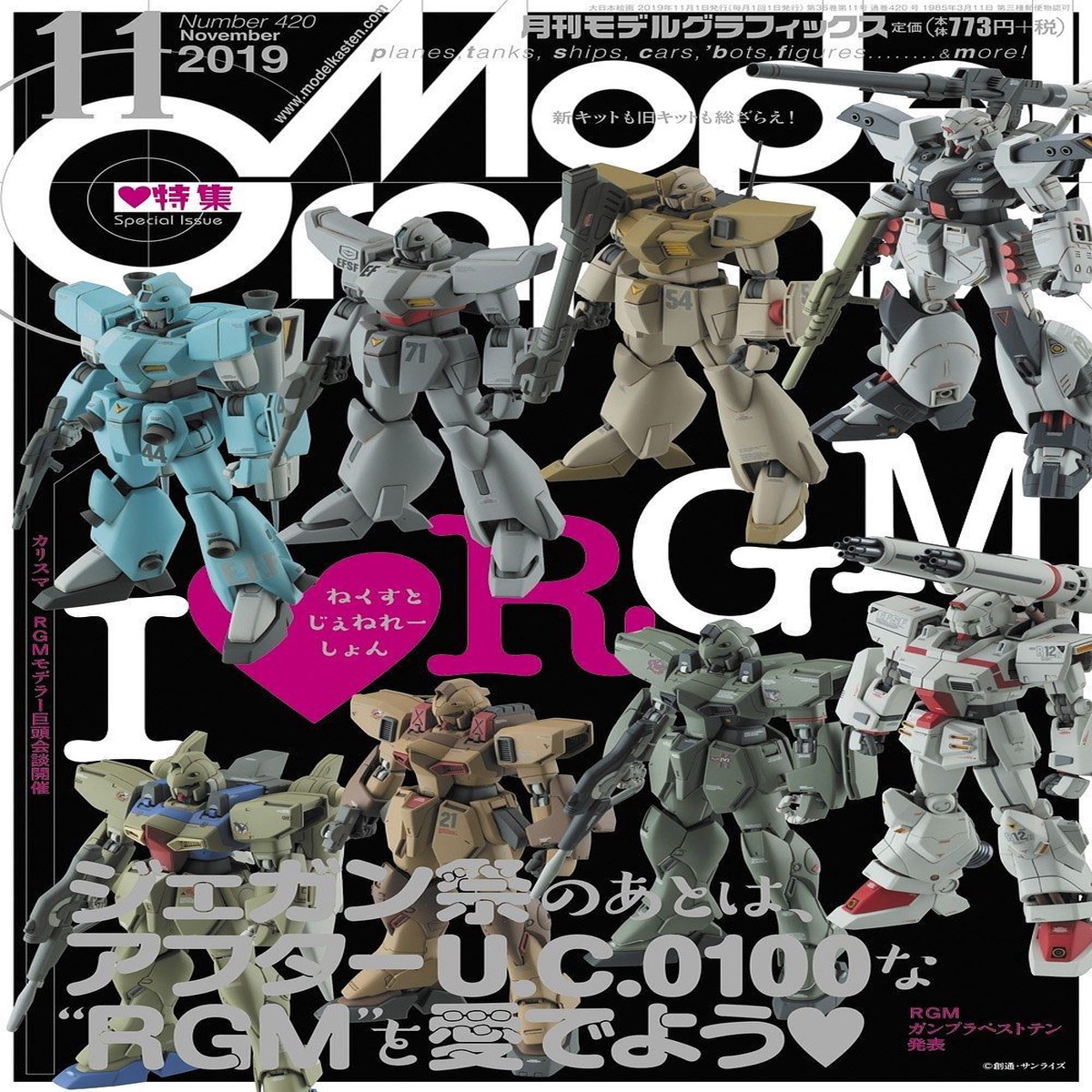 Monthly Magazine Model Graphix 201911