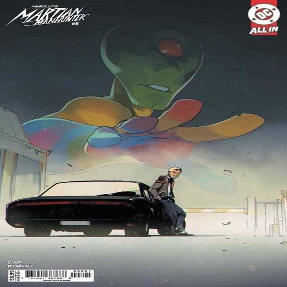 Absolute Martian Manhunter 8 Cover D Bengal Card Stock Variant